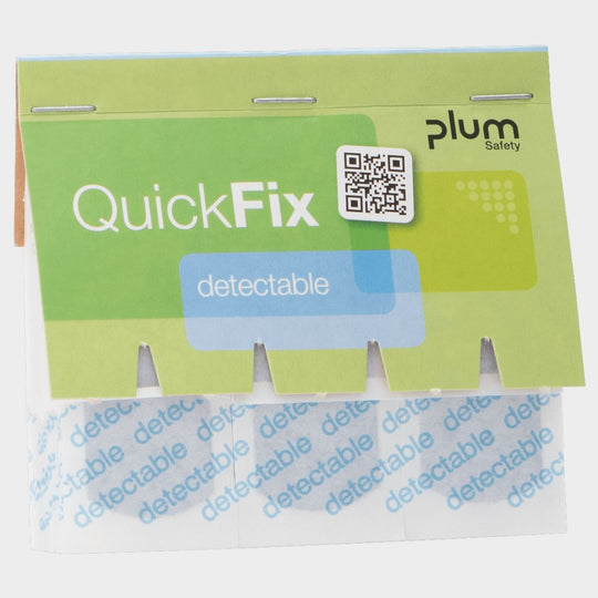 Blue plasters with metal foil PLUM QUICKFIX REFILL - 1 — bultex99.myshopify.com Blue plasters with metal foil PLUM QUICKFIX REFILL - 1