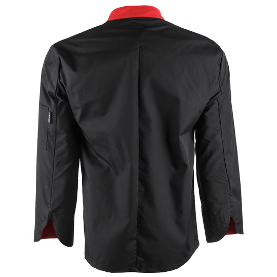 Tunică pentru bucătar NAPOLI NEGRU - 2 — bultex99.myshopify.com Tunică pentru bucătar NAPOLI NEGRU - 2