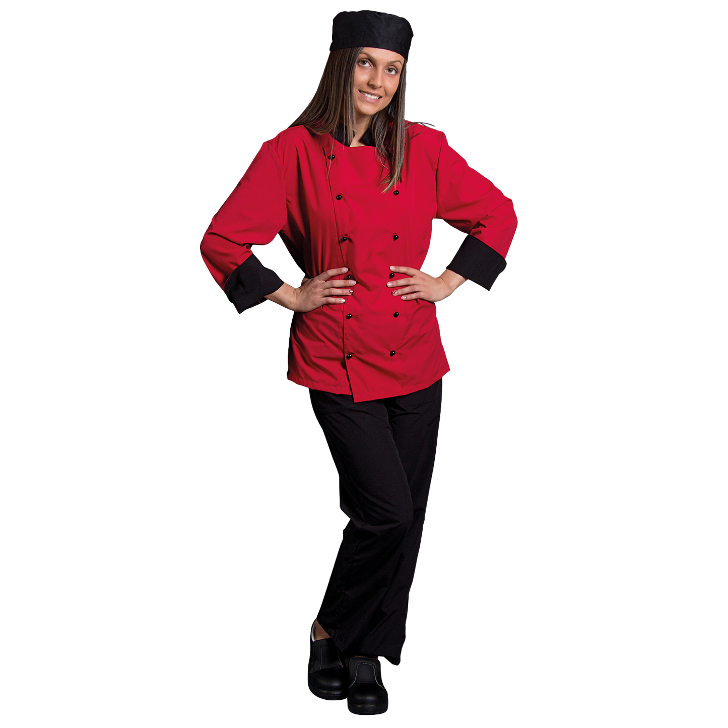 Chef's tunic NAPOLI RED - 3 — bultex99.myshopify.com Chef's tunic NAPOLI RED - 3
