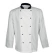 Chef's tunic NAPOLI WHITE/BLACK - 1 — bultex99.myshopify.com Chef's tunic NAPOLI WHITE/BLACK - 1