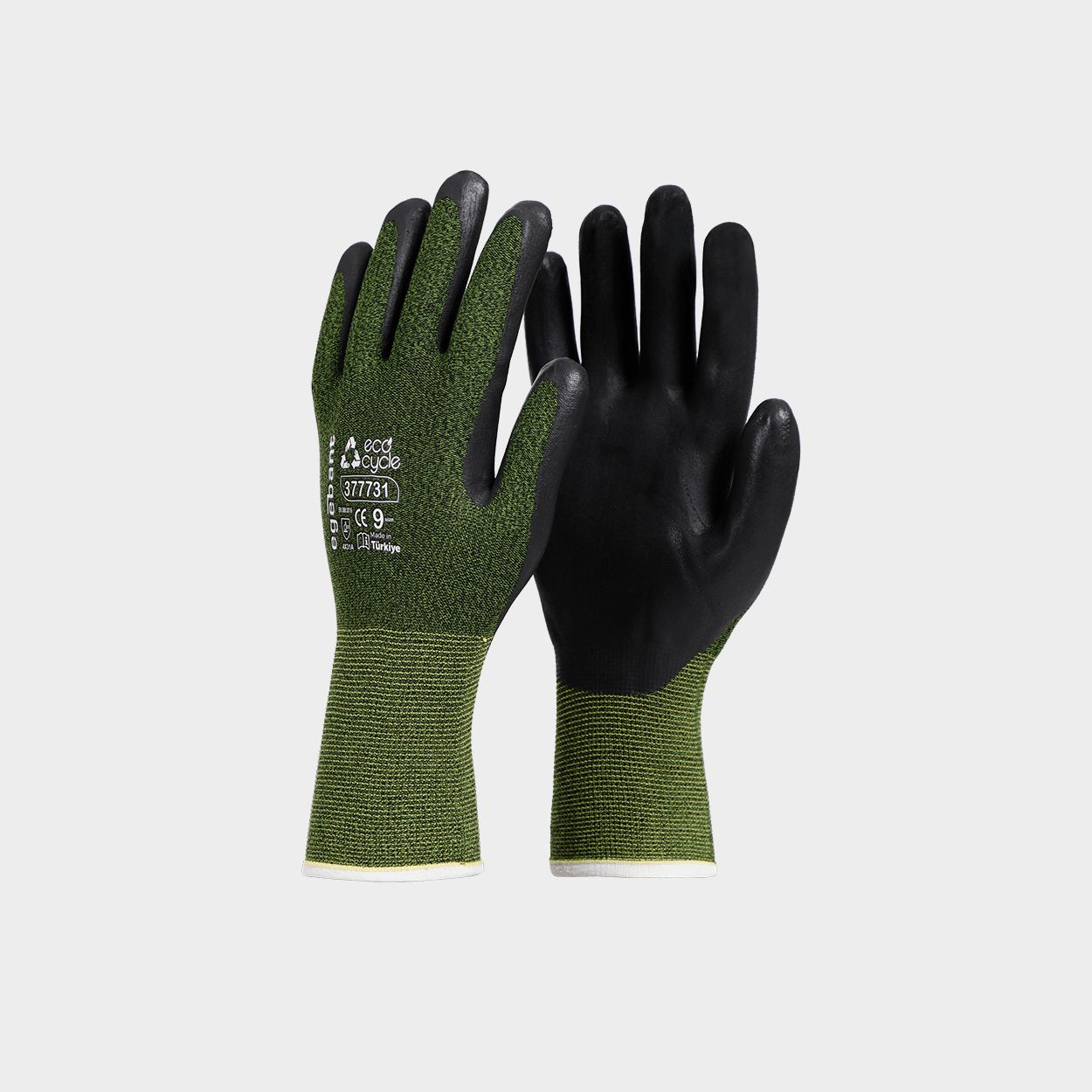 Eco-tricot gloves dipped in nitrile EGEBANT ECOCYCLE GREEN - 5 — bultex99.myshopify.com Eco-tricot gloves dipped in nitrile EGEBANT ECOCYCLE GREEN - 5