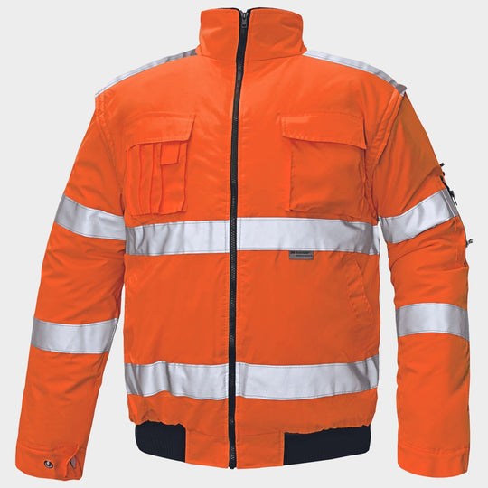 Μπουφάν υψηλής ορατότητας CLOVELLY HV ORANGE - 1 — bultex99.myshopify.com Μπουφάν υψηλής ορατότητας CLOVELLY HV ORANGE - 1