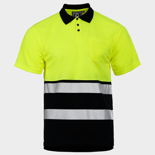 Polo tricou reflectorizant PRISMA HV GALBEN/NEGRU - 1 — bultex99.myshopify.com Polo tricou reflectorizant PRISMA HV GALBEN/NEGRU - 1