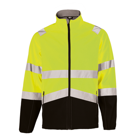 Μπουφάν αντανακλαστικό φωσφοριζέ softshell NOBEL YELLOW — bultex99.myshopify.com Μπουφάν αντανακλαστικό φωσφοριζέ softshell NOBEL YELLOW