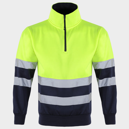 High visibility sweatshirt PRISMA HV YELLOW - 1 — bultex99.myshopify.com High visibility sweatshirt PRISMA HV YELLOW - 1