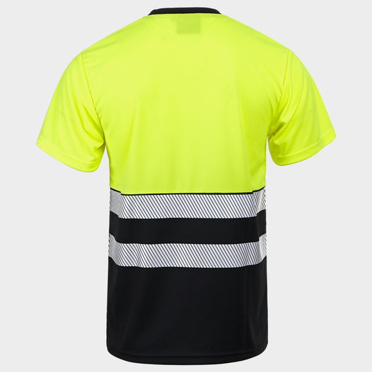 Tricou reflectorizant PRISMA HV GALBEN/NEGRU - 2 — bultex99.myshopify.com Tricou reflectorizant PRISMA HV GALBEN/NEGRU - 2
