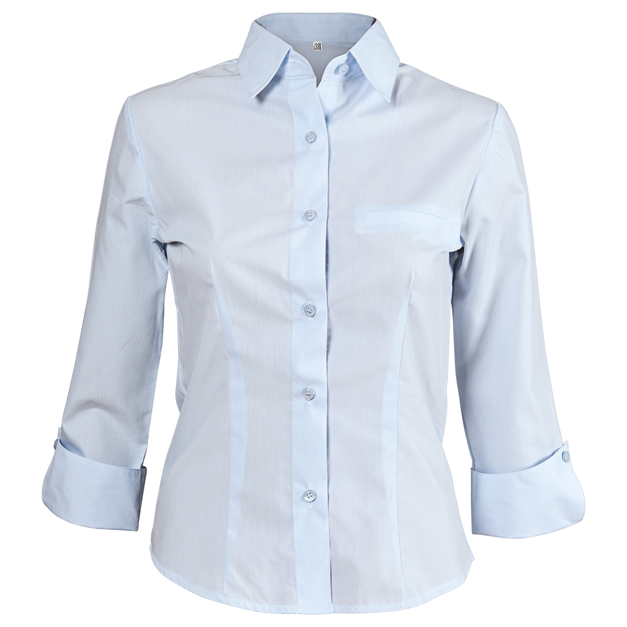 Дамска риза 3/4 ръкав CAMISA BLUE — bultex99.myshopify.com Дамска риза 3/4 ръкав CAMISA BLUE