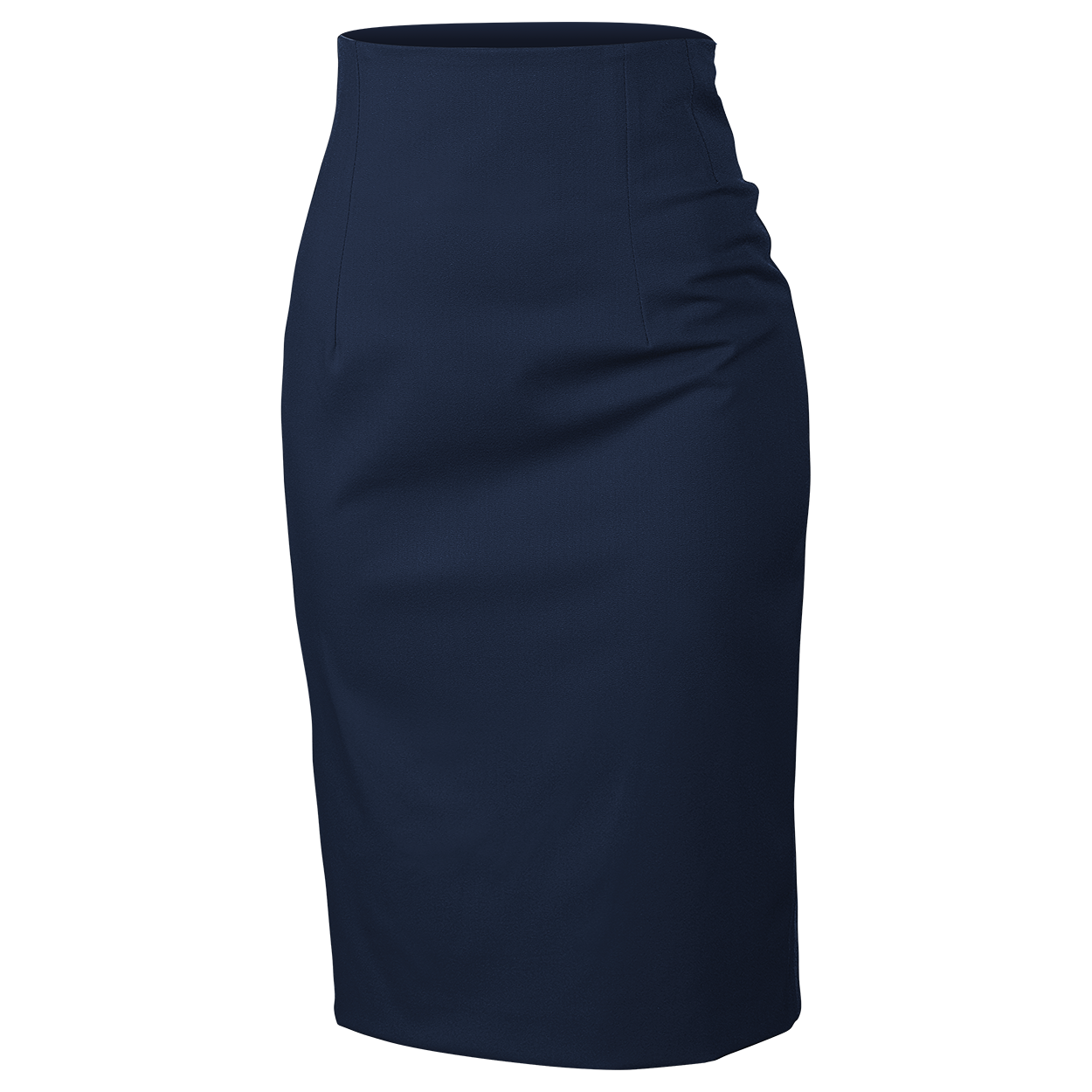 Fusta pentru femei cu talie înaltă TEA ALBASTRU MARIN — bultex99.myshopify.com Fusta pentru femei cu talie înaltă TEA ALBASTRU MARIN