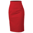 Lady's high waist skirt TEA RED — bultex99.myshopify.com Lady's high waist skirt TEA RED