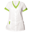 Lady's medical tunic ALEGRA WHITE/LIGHT GREEN — bultex99.myshopify.com Lady's medical tunic ALEGRA WHITE/LIGHT GREEN