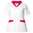 Γυναικεία Ιατρική Μπλούζα άσπρο FABIANA WHITE/DARK PINK — bultex99.myshopify.com Γυναικεία Ιατρική Μπλούζα άσπρο FABIANA WHITE/DARK PINK