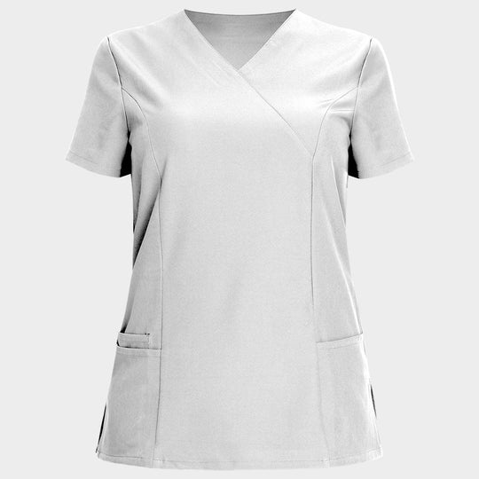 Дамска медицинска туника NOBBY WHITE - 1 — bultex99.myshopify.com Дамска медицинска туника NOBBY WHITE - 1