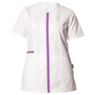 Дамска медицинска туника ZAIRA WHITE/PURPLE — bultex99.myshopify.com Дамска медицинска туника ZAIRA WHITE/PURPLE
