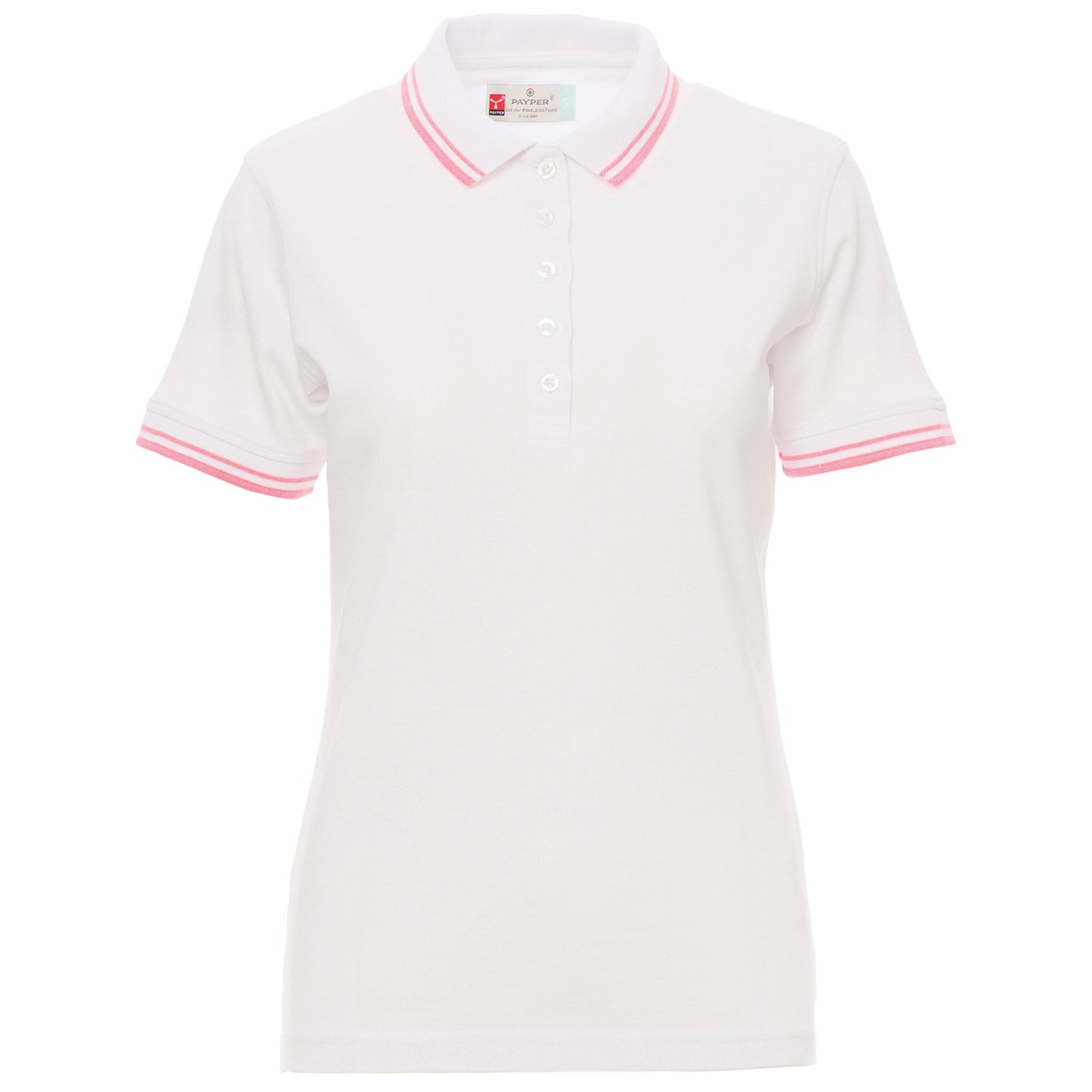 Дамска тениска с яка PAYPER SKIPPER WHITE — bultex99.myshopify.com Дамска тениска с яка PAYPER SKIPPER WHITE