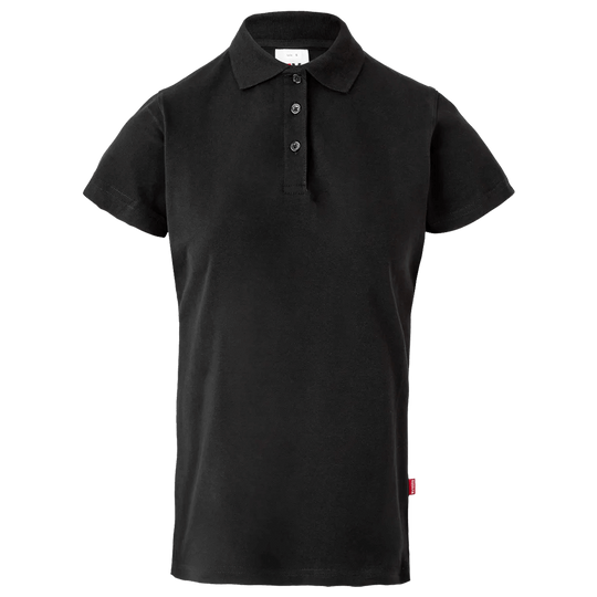 Дамска тениска с яка VELILLA BLACK - 1 — bultex99.myshopify.com Дамска тениска с яка VELILLA BLACK - 1