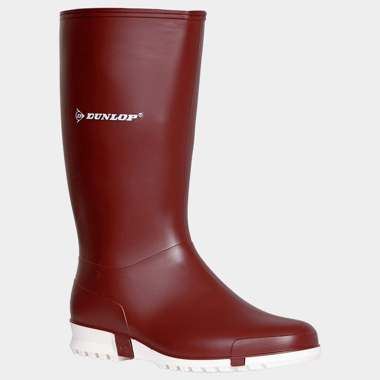 Lady's rubber boots Dunlop Sport BURGUNDY/WHITE - 5 — bultex99.myshopify.com Lady's rubber boots Dunlop Sport BURGUNDY/WHITE - 5