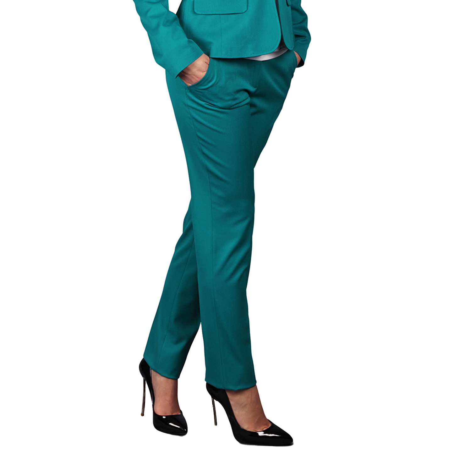 Pantaloni pentru femei KARINA PETROL - 2 — bultex99.myshopify.com Pantaloni pentru femei KARINA PETROL - 2