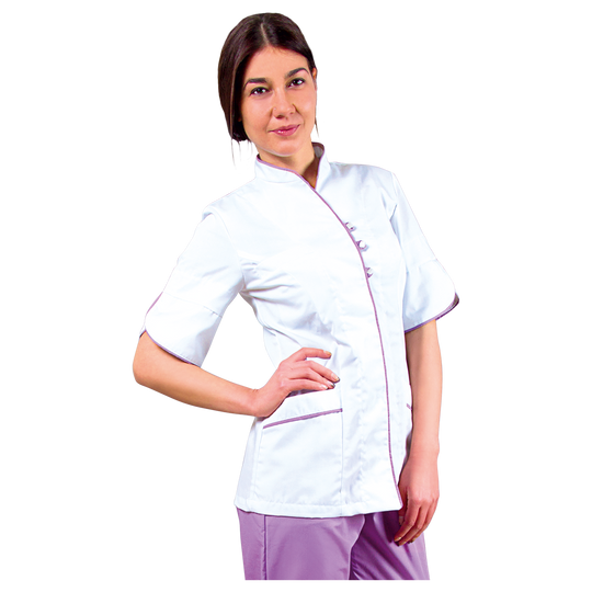 Дамска работна туника BARISA WHITE - 1 — bultex99.myshopify.com Дамска работна туника BARISA WHITE - 1