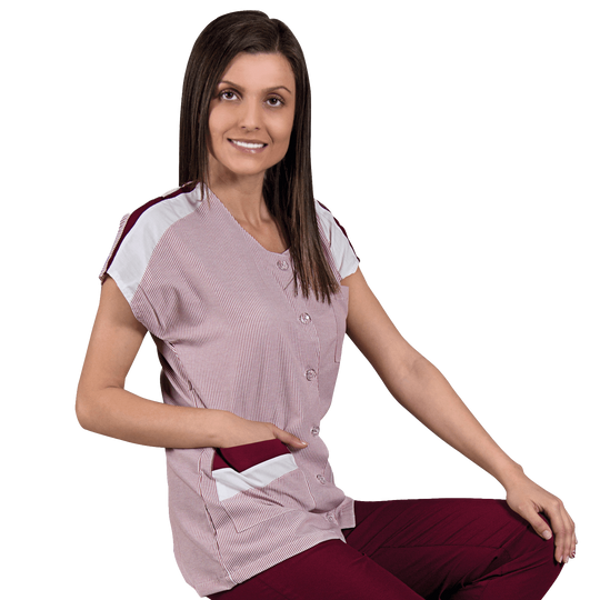 Γυναικεία Μπλούζα Εργασίας μπορντώ ZEBRA BORDEAUX - 1 — bultex99.myshopify.com Γυναικεία Μπλούζα Εργασίας μπορντώ ZEBRA BORDEAUX - 1