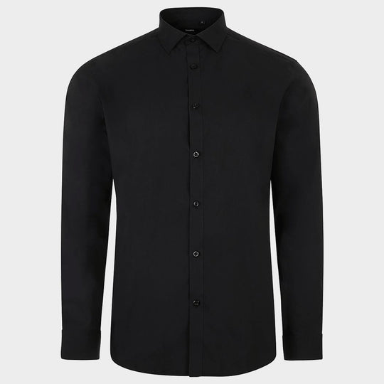 Мъжка риза VELILLA BLACK - 1 — bultex99.myshopify.com Мъжка риза VELILLA BLACK - 1