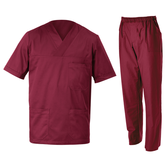 Tunică medicală cu pantaloni M3 BORDEAUX - 1 — bultex99.myshopify.com Tunică medicală cu pantaloni M3 BORDEAUX - 1