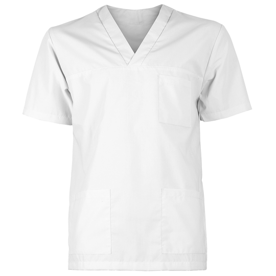 Tunică medicală cu pantaloni M3 ALB - 2 — bultex99.myshopify.com Tunică medicală cu pantaloni M3 ALB - 2
