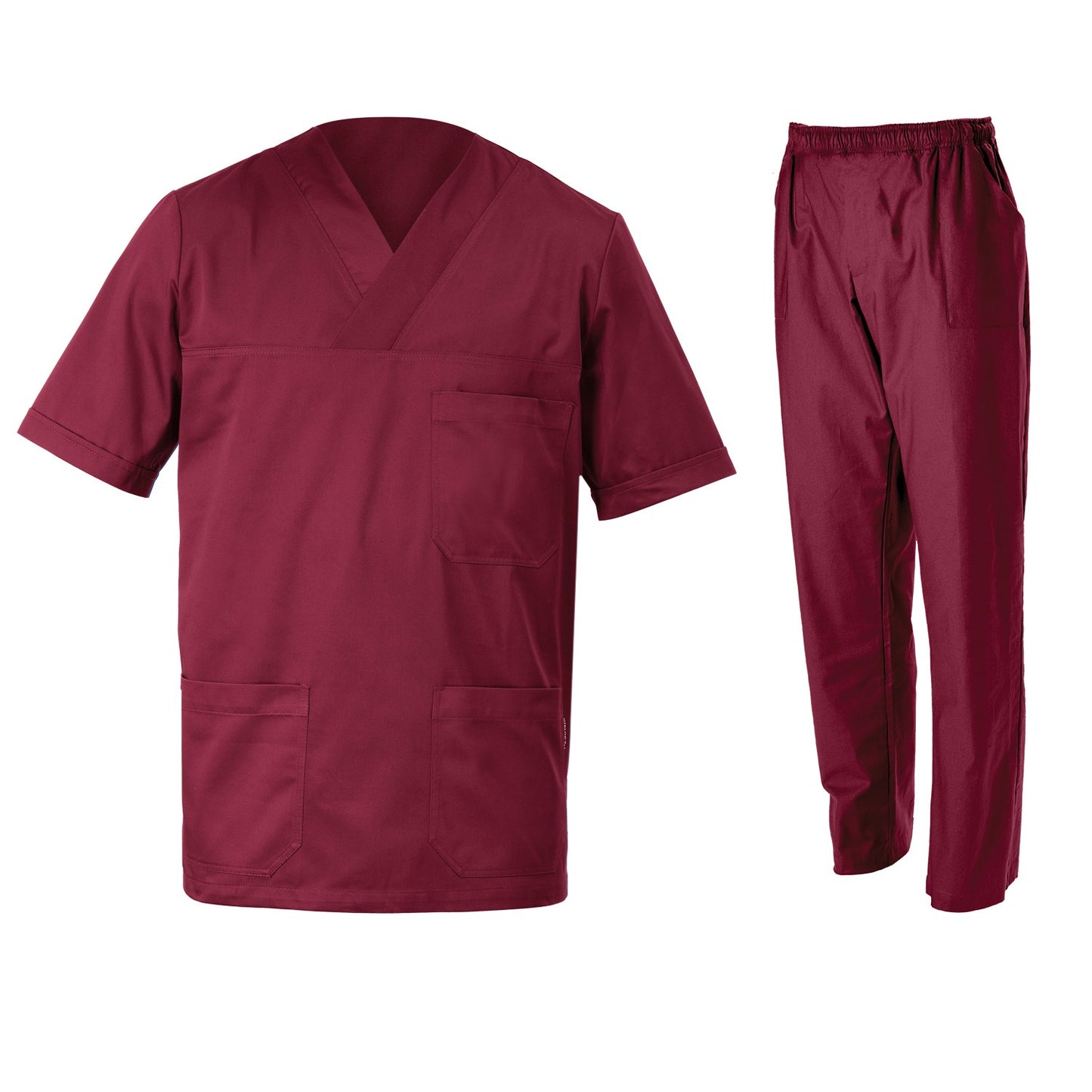 SIMONE BORDEAUX Medical tunic with pants — bultex99.myshopify.com SIMONE BORDEAUX Medical tunic with pants