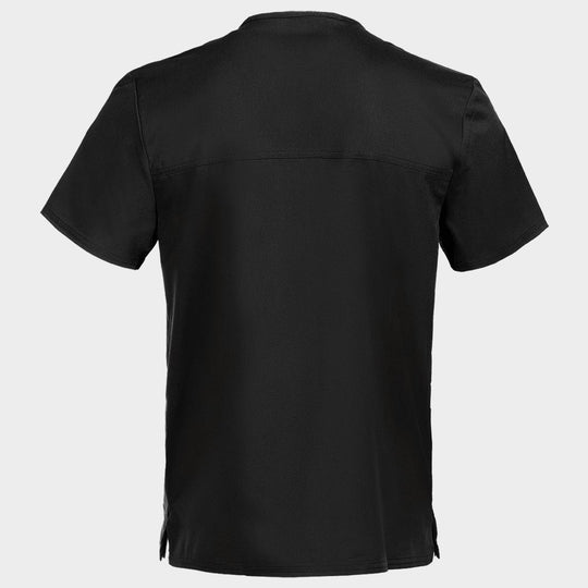 Мъжка медицинска туника CHEROKEE V-NECK BLACK WWE670 - 2 — bultex99.myshopify.com Мъжка медицинска туника CHEROKEE V-NECK BLACK WWE670 - 2