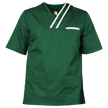 Tunică medicală pentru bărbați OLIVER VERDE/ALB — bultex99.myshopify.com Tunică medicală pentru bărbați OLIVER VERDE/ALB