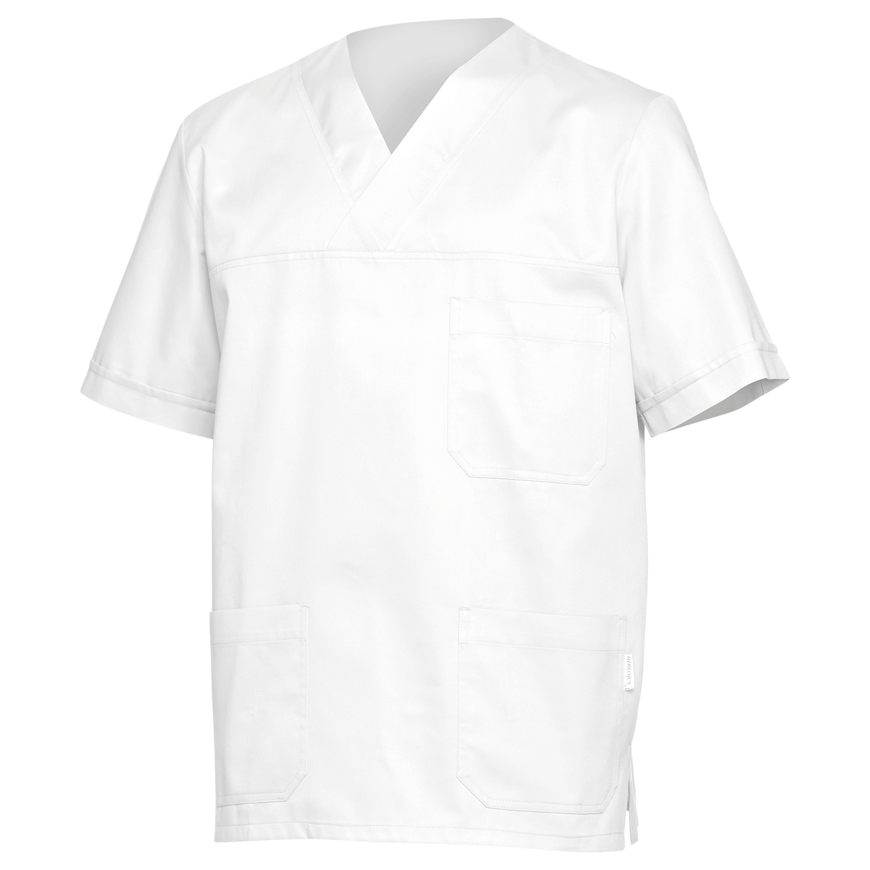Men's medical tunic SIMONE WHITE — bultex99.myshopify.com Men's medical tunic SIMONE WHITE