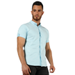 Men's short sleeve shirt GABRIELE BLUE — bultex99.myshopify.com Men's short sleeve shirt GABRIELE BLUE