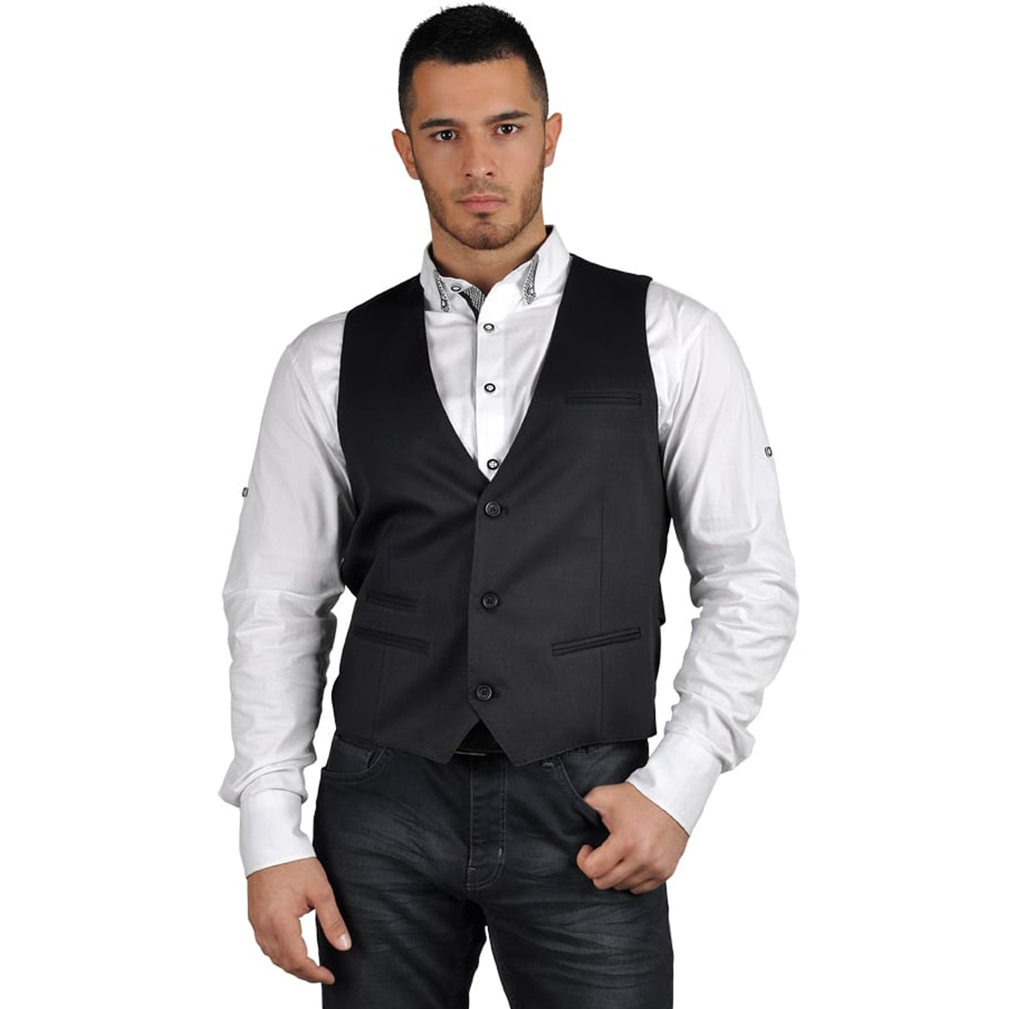 Мъжки елек RAGE BLACK — bultex99.myshopify.com Мъжки елек RAGE BLACK