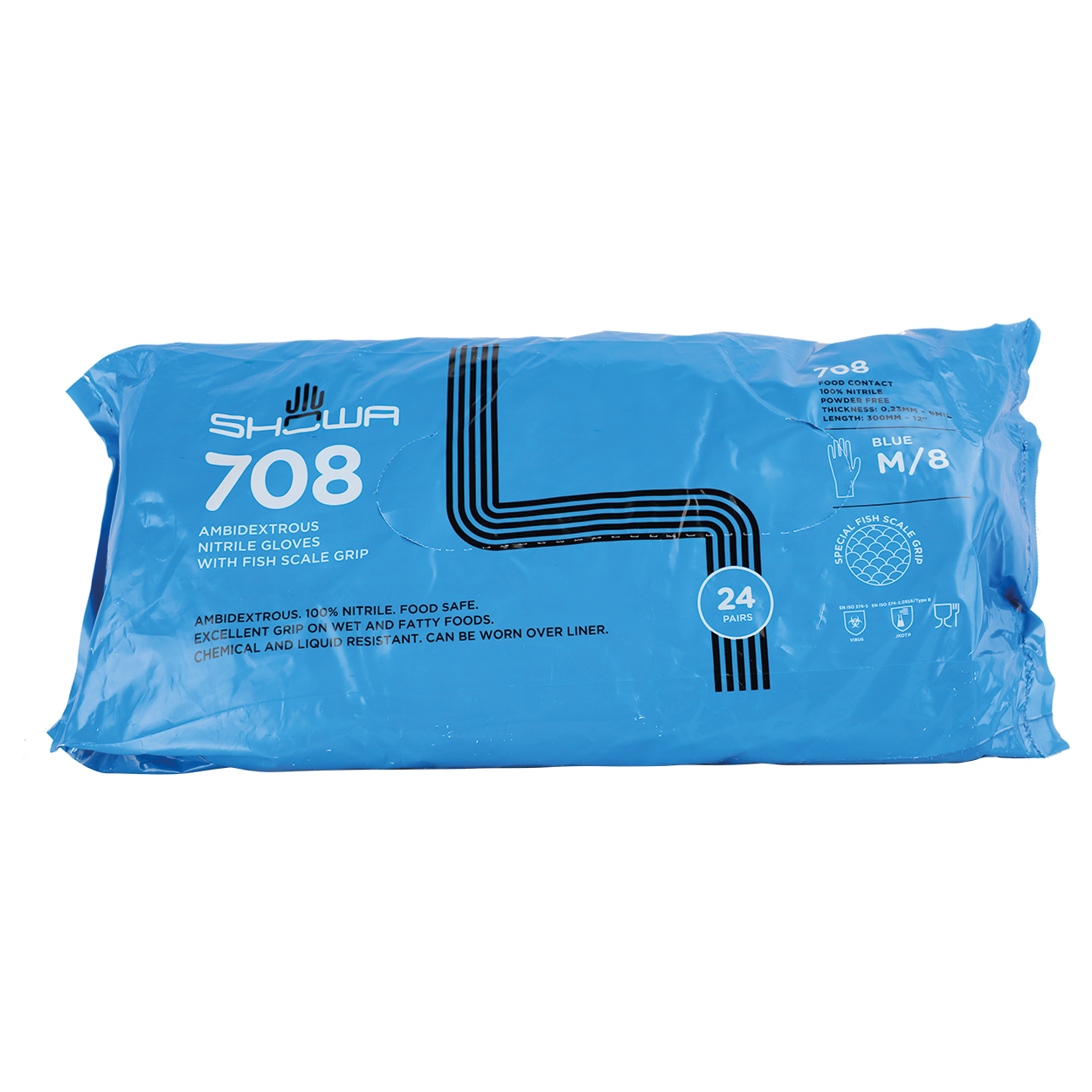 Ръкавици от нитрил SHOWA 708 - 2 — bultex99.myshopify.com Ръкавици от нитрил SHOWA 708 - 2