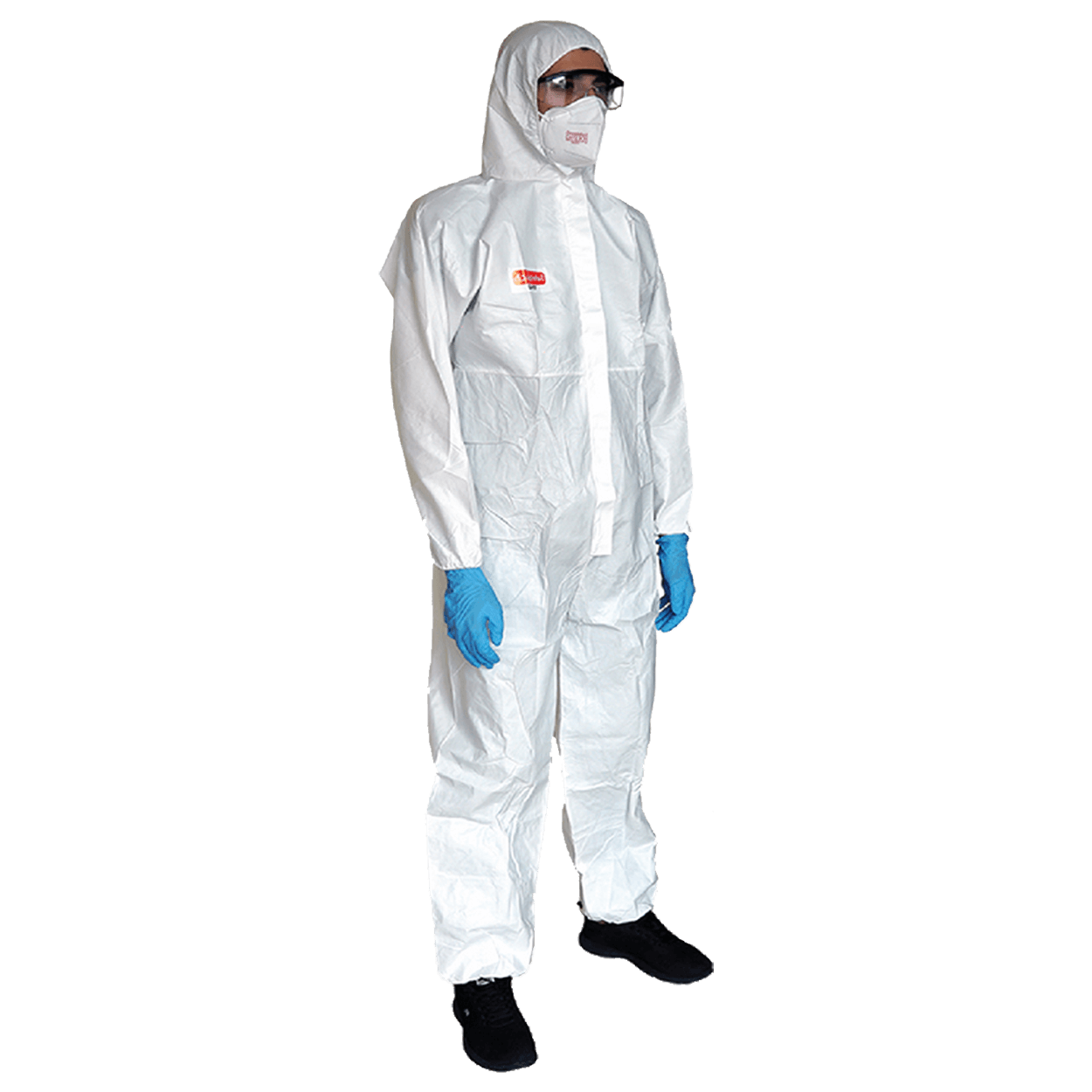 Ολόσωμη προστατευτική φόρμα με κουκούλα COVERALL WHITE TYPE 5, 6 — bultex99.myshopify.com Ολόσωμη προστατευτική φόρμα με κουκούλα COVERALL WHITE TYPE 5, 6