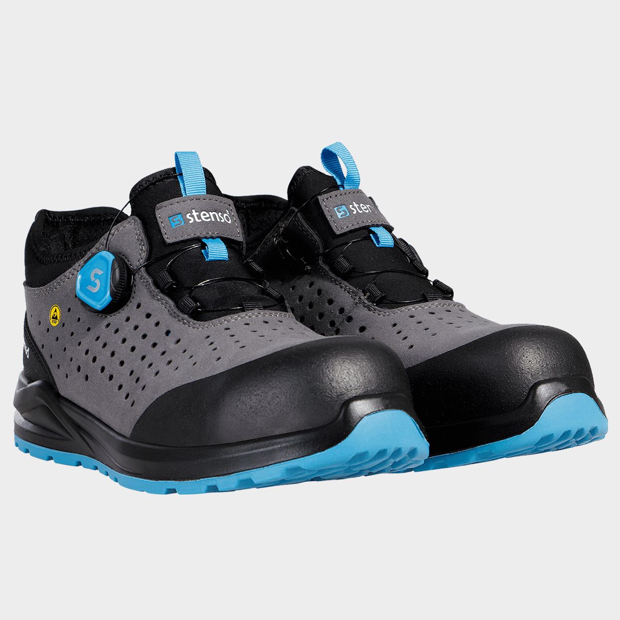 Safety shoes JETT S1PS ESD GREY/BLUE - 7 — bultex99.myshopify.com Safety shoes JETT S1PS ESD GREY/BLUE - 7