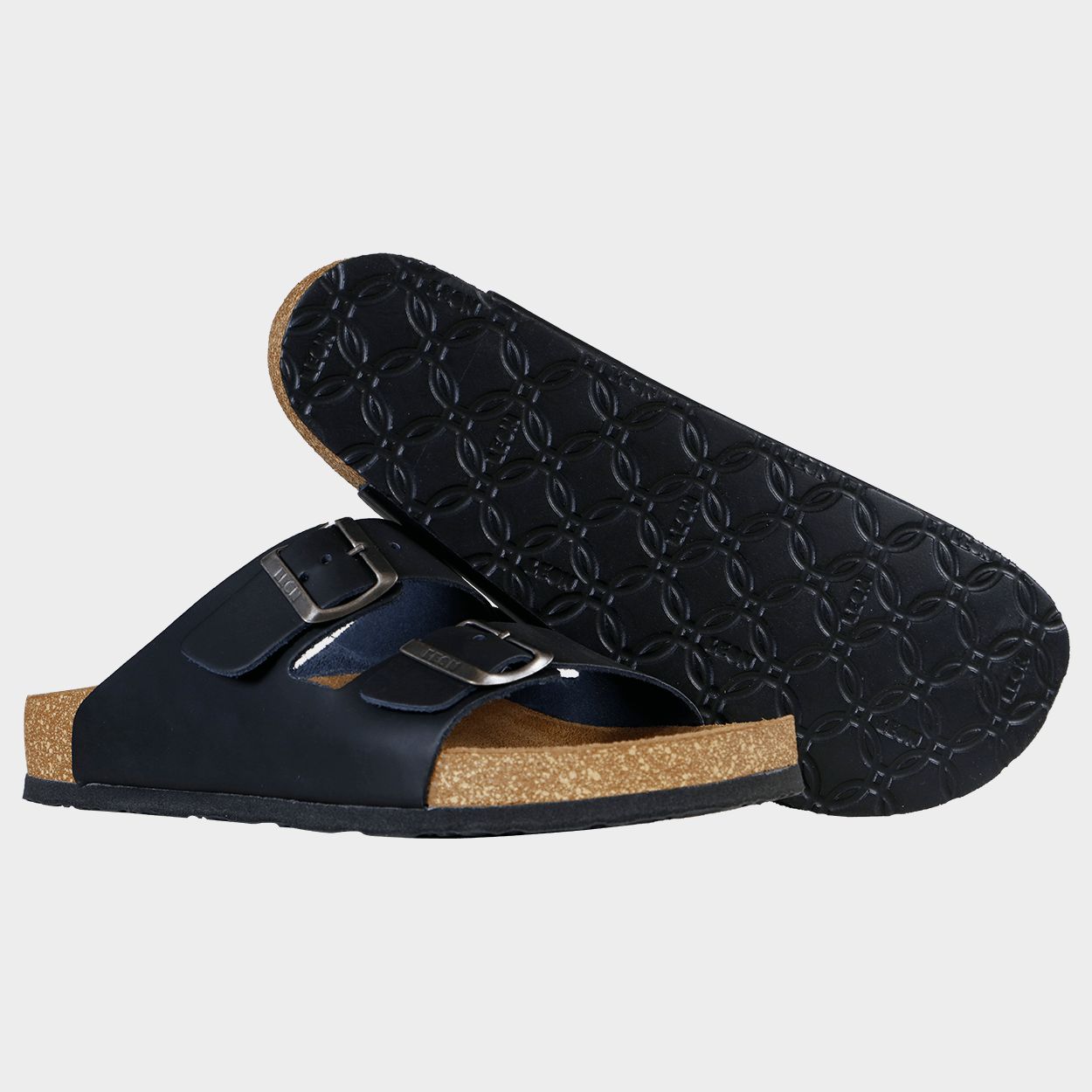 Sandals LEON MAN BLACK SUEDE - 6 — bultex99.myshopify.com Sandals LEON MAN BLACK SUEDE - 6