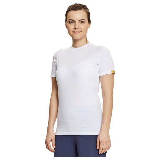 Тениска NOYO ESD WHITE — bultex99.myshopify.com Тениска NOYO ESD WHITE