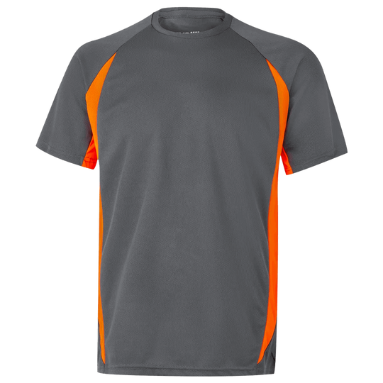 T-Shirt VELILLA GREY/ORANGE - 1 — bultex99.myshopify.com T-Shirt VELILLA GREY/ORANGE - 1