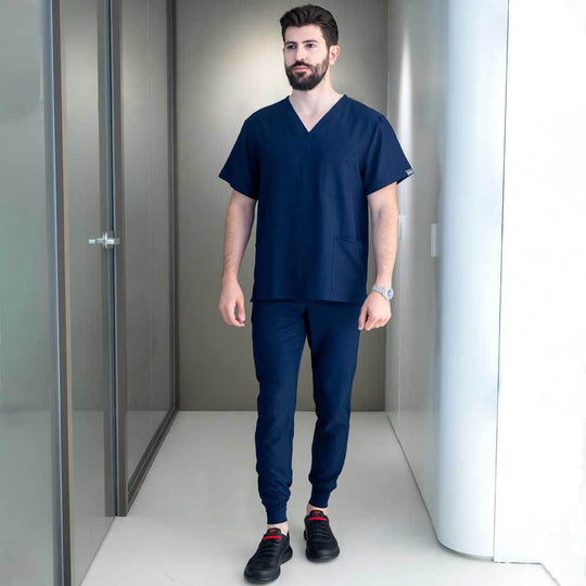 Pantaloni NOBBY ALBASTRU MARIN - 2 — bultex99.myshopify.com Pantaloni NOBBY ALBASTRU MARIN - 2