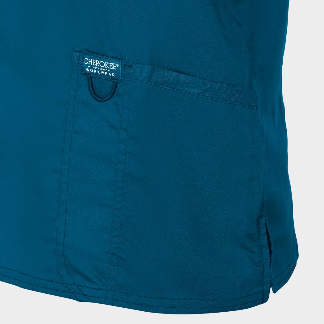 Дамска медицинска туника CHEROKEE V-NECK PETROL WWE620 - 6 — bultex99.myshopify.com Дамска медицинска туника CHEROKEE V-NECK PETROL WWE620 - 6