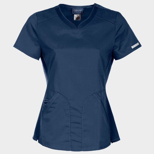 Дамска медицинска туника CHEROKEE V-NECK DARK BLUE WWE601 - 1 — bultex99.myshopify.com Дамска медицинска туника CHEROKEE V-NECK DARK BLUE WWE601 - 1