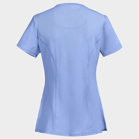 Women's medical tunic CHEROKEE WRAP LIGHT BLUE CKE2625A - 2 — bultex99.myshopify.com Women's medical tunic CHEROKEE WRAP LIGHT BLUE CKE2625A - 2