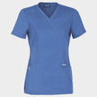 Women's medical tunic CHEROKEE WRAP LIGHT BLUE WWE610 - 1 — bultex99.myshopify.com Women's medical tunic CHEROKEE WRAP LIGHT BLUE WWE610 - 1