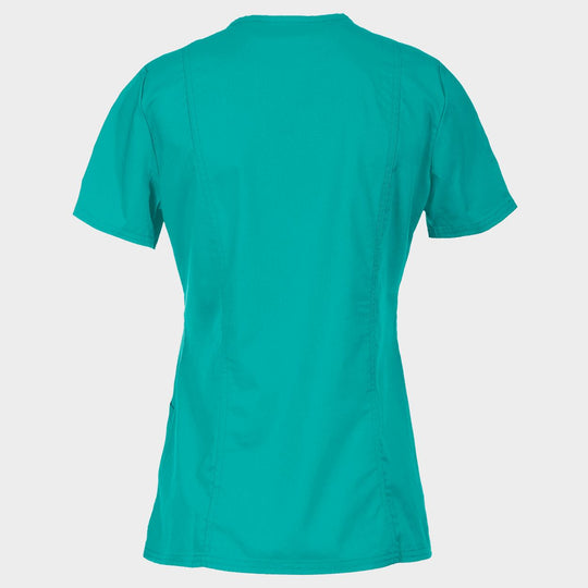 Дамска медицинска туника CHEROKEE WRAP LIGHT PETROL WWE610 - 2 — bultex99.myshopify.com Дамска медицинска туника CHEROKEE WRAP LIGHT PETROL WWE610 - 2
