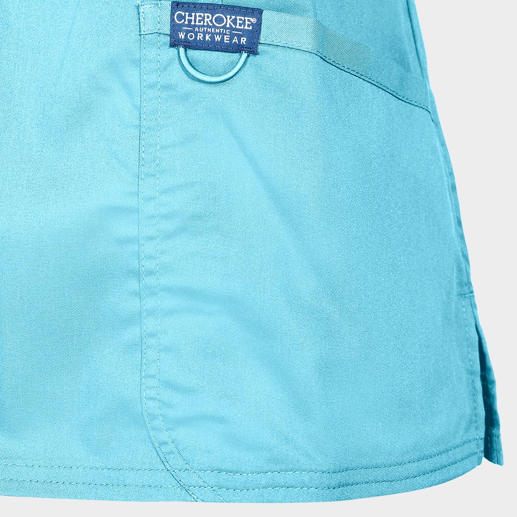 Women's medical tunic CHEROKEE WRAP TURQUOISE WWE610 - 5 — bultex99.myshopify.com Women's medical tunic CHEROKEE WRAP TURQUOISE WWE610 - 5