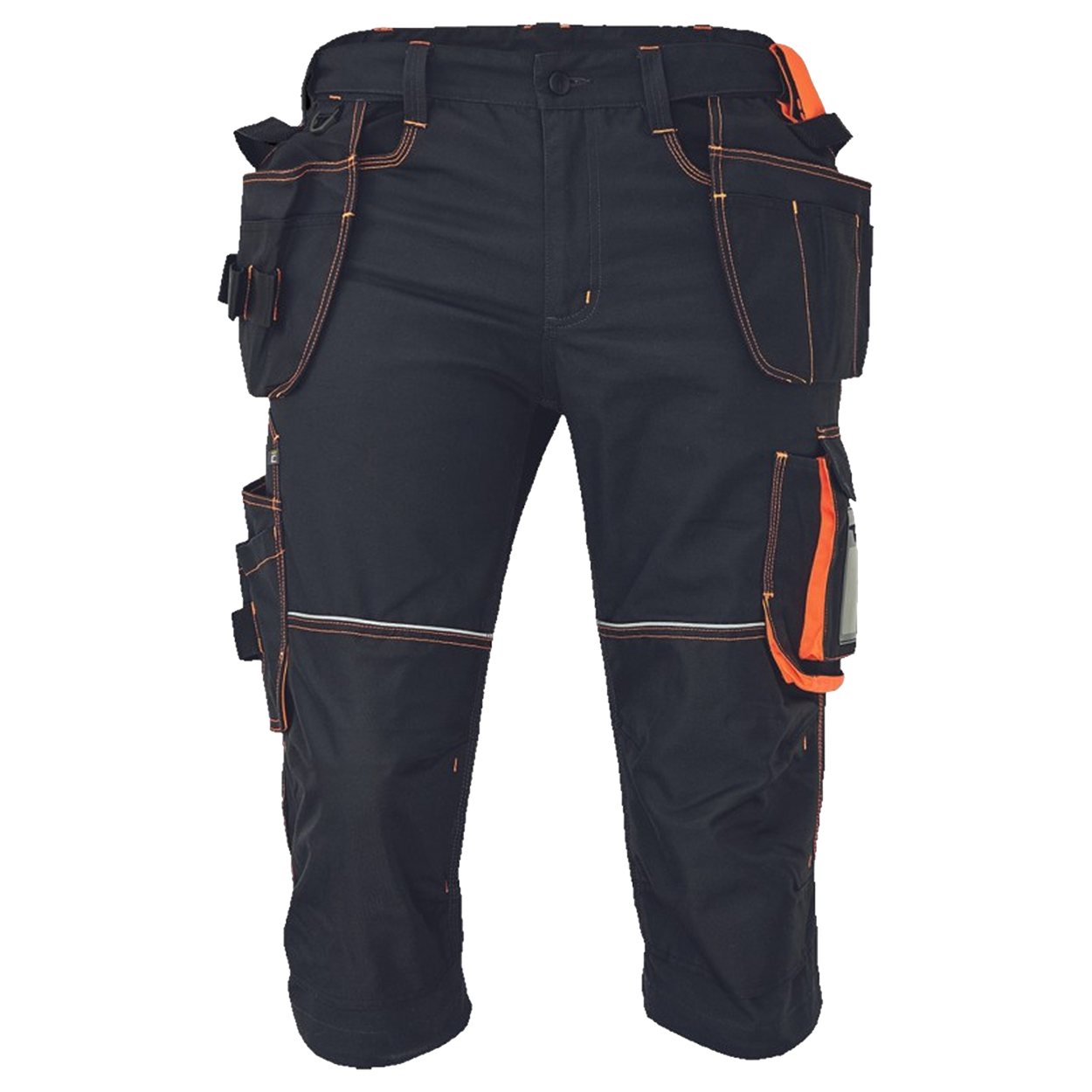 Work 3/4 pants KNOXFIELD 320 ANTHRACITE/ORANGE — bultex99.myshopify.com Work 3/4 pants KNOXFIELD 320 ANTHRACITE/ORANGE