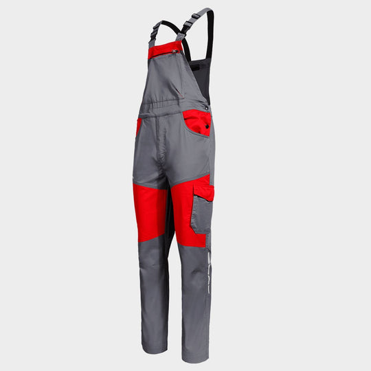 Work bib pants EOS STRETCH RED/GREY - 2 — bultex99.myshopify.com Work bib pants EOS STRETCH RED/GREY - 2
