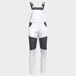 Work bib pants EOS STRETCH WHITE/GREY - 1 — bultex99.myshopify.com Work bib pants EOS STRETCH WHITE/GREY - 1