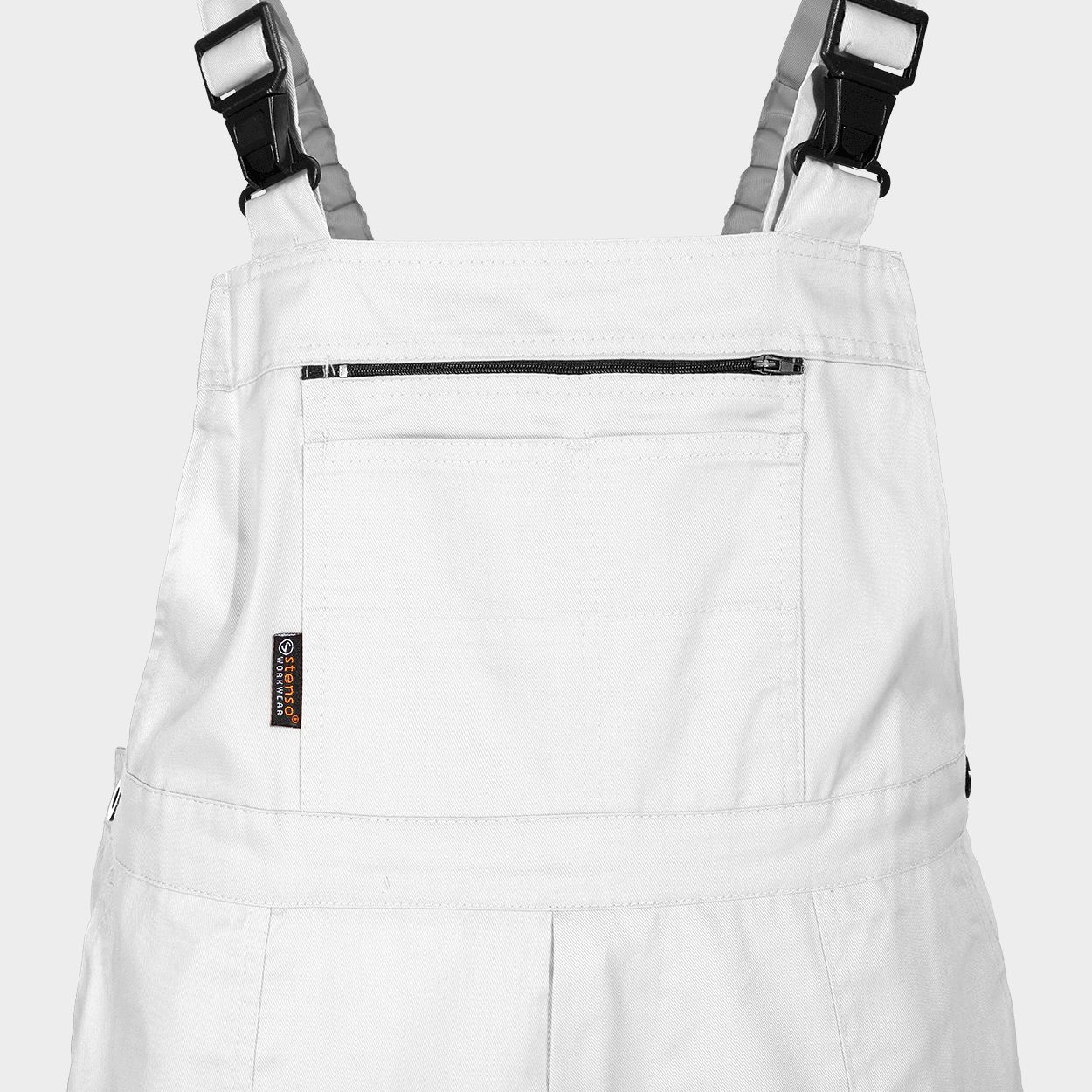 Pantaloni de salopete PLUTONN T/C ALB - 6 — bultex99.myshopify.com Pantaloni de salopete PLUTONN T/C ALB - 6