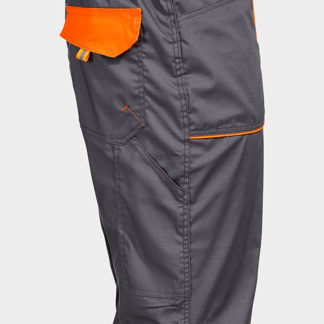 Work bib pants PRISMA LIGHT STRETCH GREY/ORANGE - 6 — bultex99.myshopify.com Work bib pants PRISMA LIGHT STRETCH GREY/ORANGE - 6